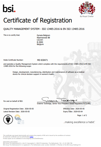 ISO Certificate MD830471 - 001